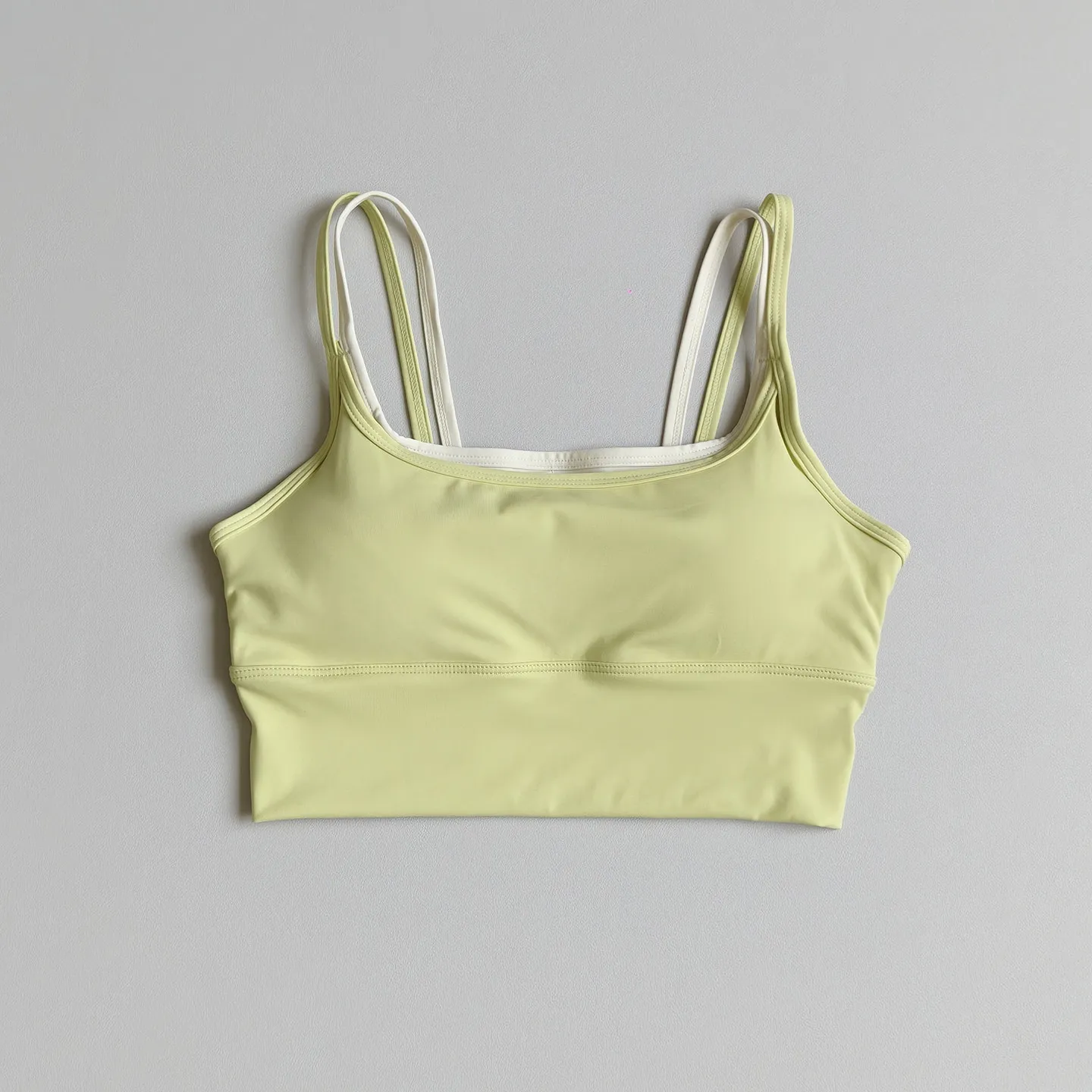 Sport-BHs für Damen, stoßfest, Push-up und seitliche Brustunterstützung, Yoga-Weste-Stil, kann als Lauf-Top getragen werden, Fitness-BH für draußen, Pilates. – Detail 4
