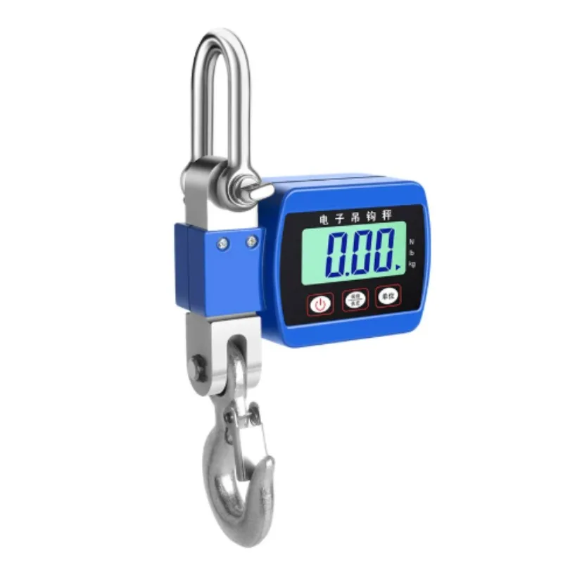 500kg LED Digital Crane Scale, LCD Display Hanging Weighing Scale with Remote Control for Industrial Weighing