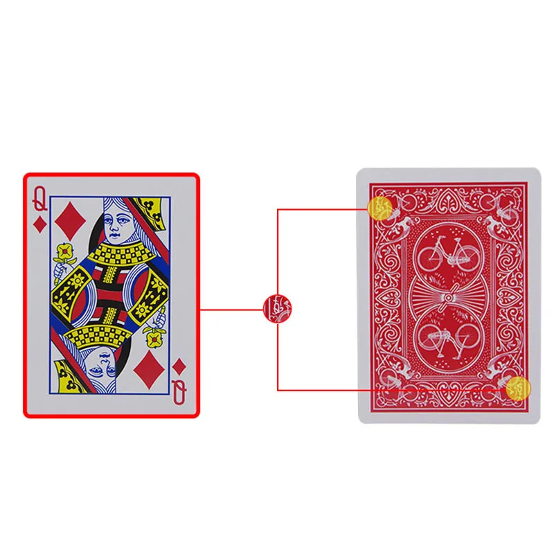 New Secret Marked Poker Cards See Through Playing Cards Magic Simple But Unexpected Magic Tricks