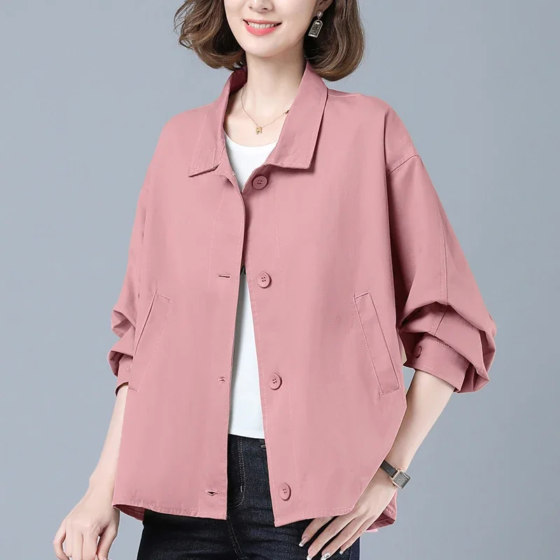 Basic Jackets Women Autumn Loose Leisure All-match Slouchy Korean Style Ulzzang Куртка Женская Outerwear Young Street Wear Chic