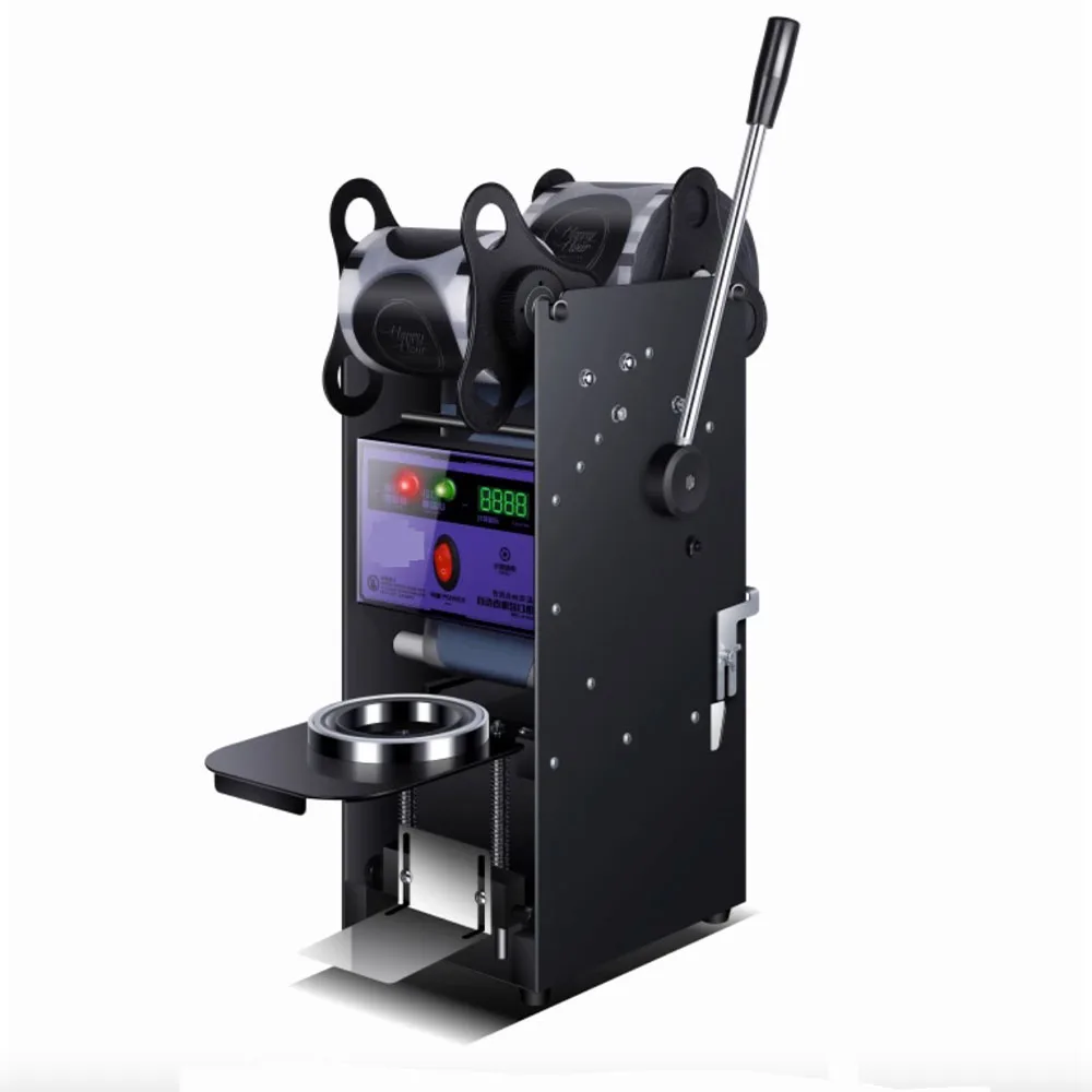 

Semi Automatic Heat Sealing Machine for Cup Rotary Pp Pet Paper Film Cup Sealer Machine for 500ml 700ml Cup Bottles Packaging