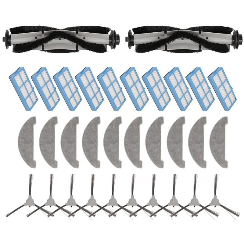 

B01C-For Proscenic 850T / Pioneer VC704R / Ultenic D5, D5s, D5s Pro Replacement Parts Accessory Main Side Brush Filter Mop