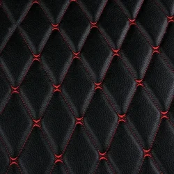 Tecido de imitação de couro para carro, PVC, esponja, acolchoado, bordado, Material interior, Foot Pad, parede, porta deslizante, decoração, 1m