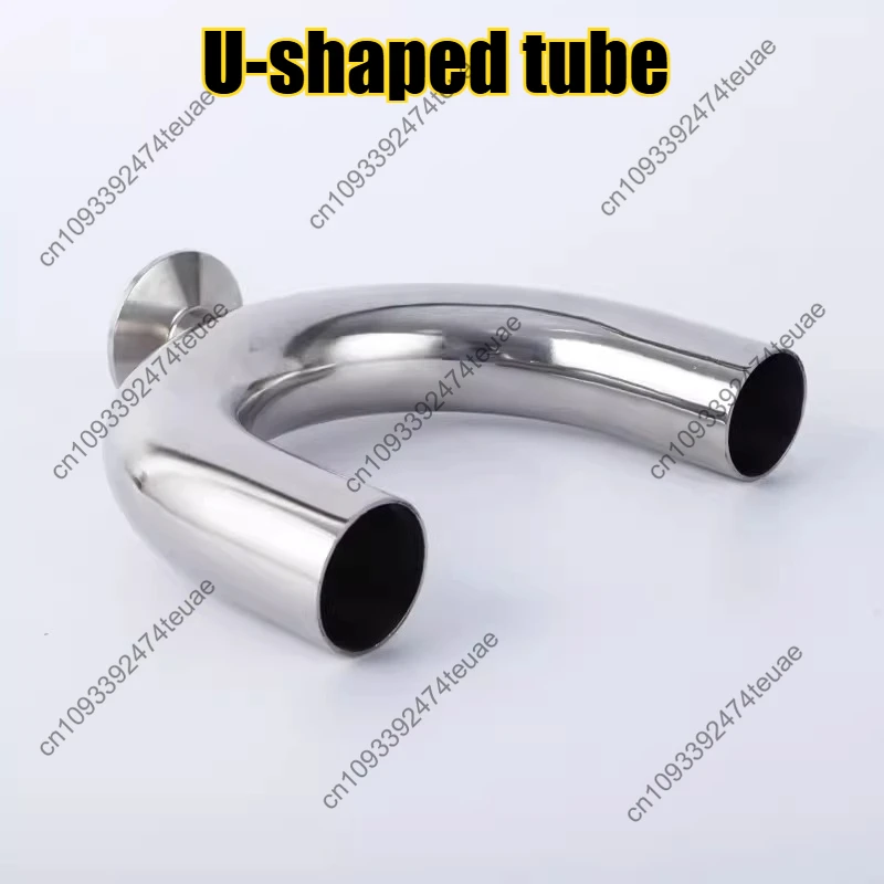 Quick-Install Clamp Type Three-Way U-Shaped Pipe 304 Stainless Steel Quick-Connect Clamp Pipe Fitting Single Clamp