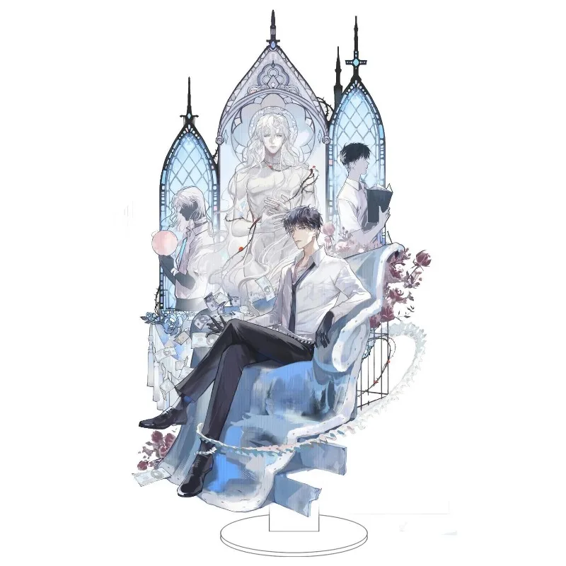 Placas de acrílico de 10cm/3,93 polegadas, abraça você até o fim do jogo, criatividade, periféricos de exibição de mesa, suprimentos para festas