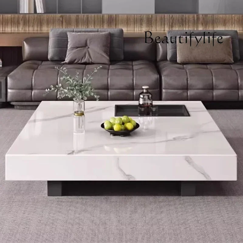 34-N47 Aesthetic Standing Side Table Bedroom Storage Antique Kitchen Living Room Coffee Table Simple Mesa Auxiliar Salon Furnitu