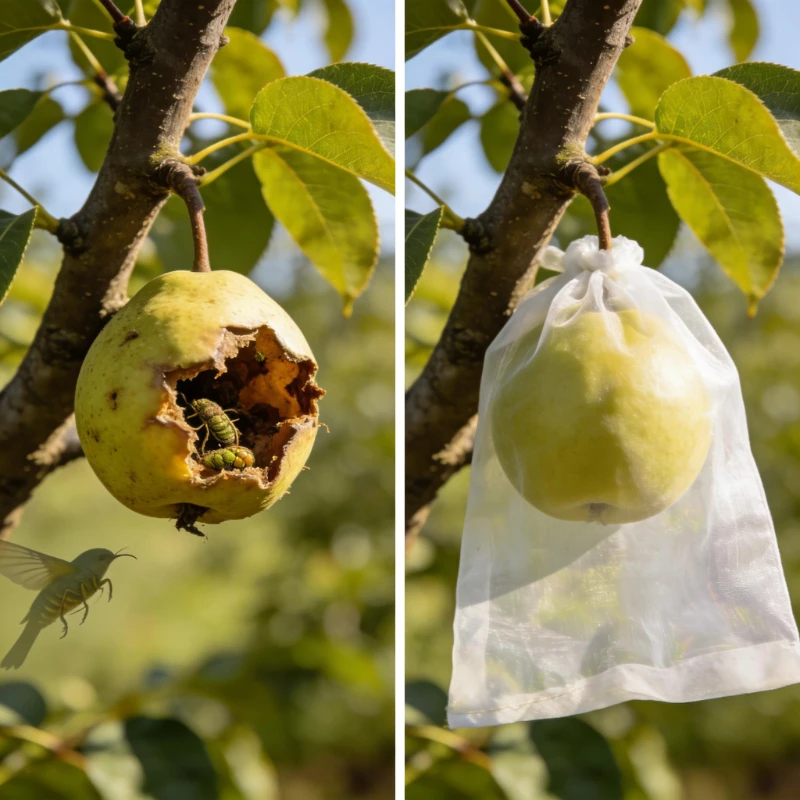 

50pcs Permeable Breathable Insect-Proof Covers For Protect Apples Grapes From Birds Fruit Trees Net Bags Gardening Accessories