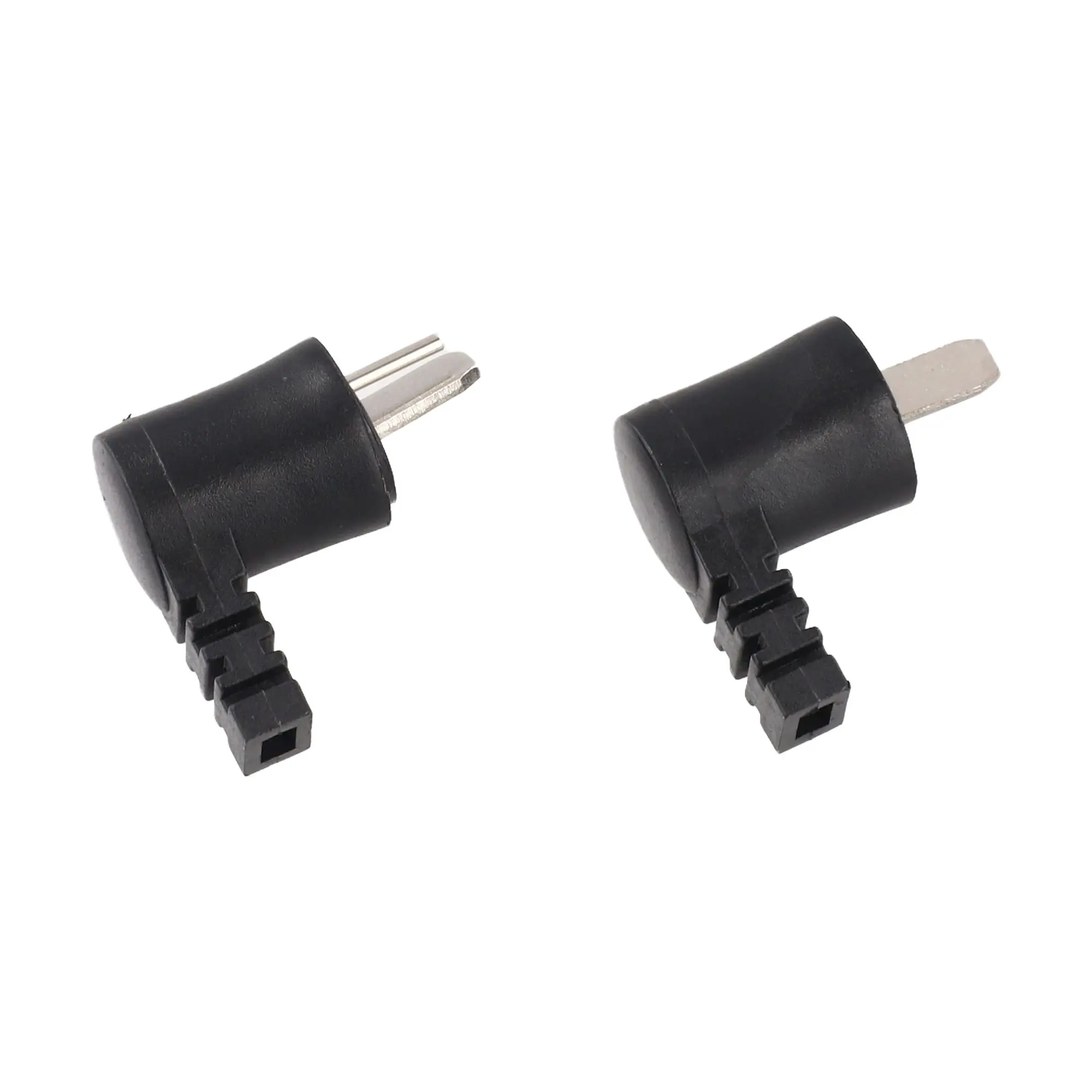 2 Pin DIN Right Angle Speaker Cable Connector Pack of 2 Screw Terminal Design for Audio and HiFi Speaker Systems