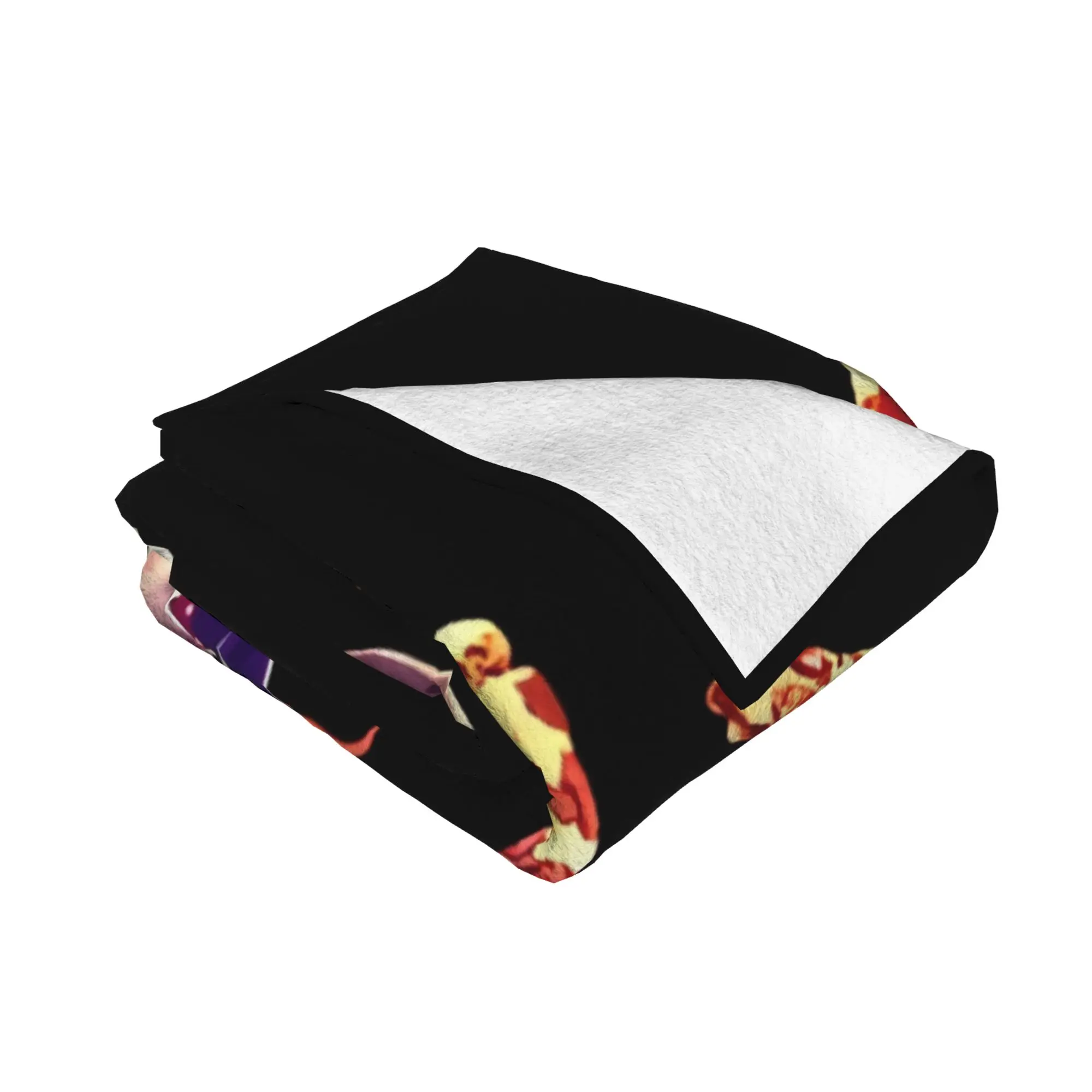 1PC home Cute Room Decor Classic Blanket Throw Blanket Eye Cat On Dinosaur On Pizza Novelty Warm Blanket All Season