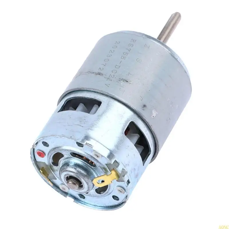 A0NC 755 Motor Trimmer 21V Grass Cutter Motor مع رمح طويل لتجميع جزازة الحشائش أداة استبدال البستنة المحرك