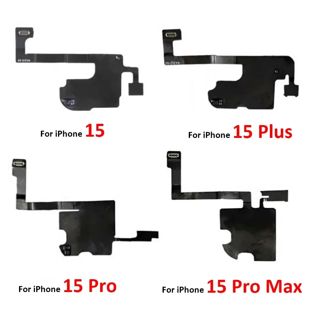 New For iPhone 13 14 15 Pro Max Mini Plus Front Ear Earpiece Speaker Proximity Light Sensor Flex Ribbon Cable