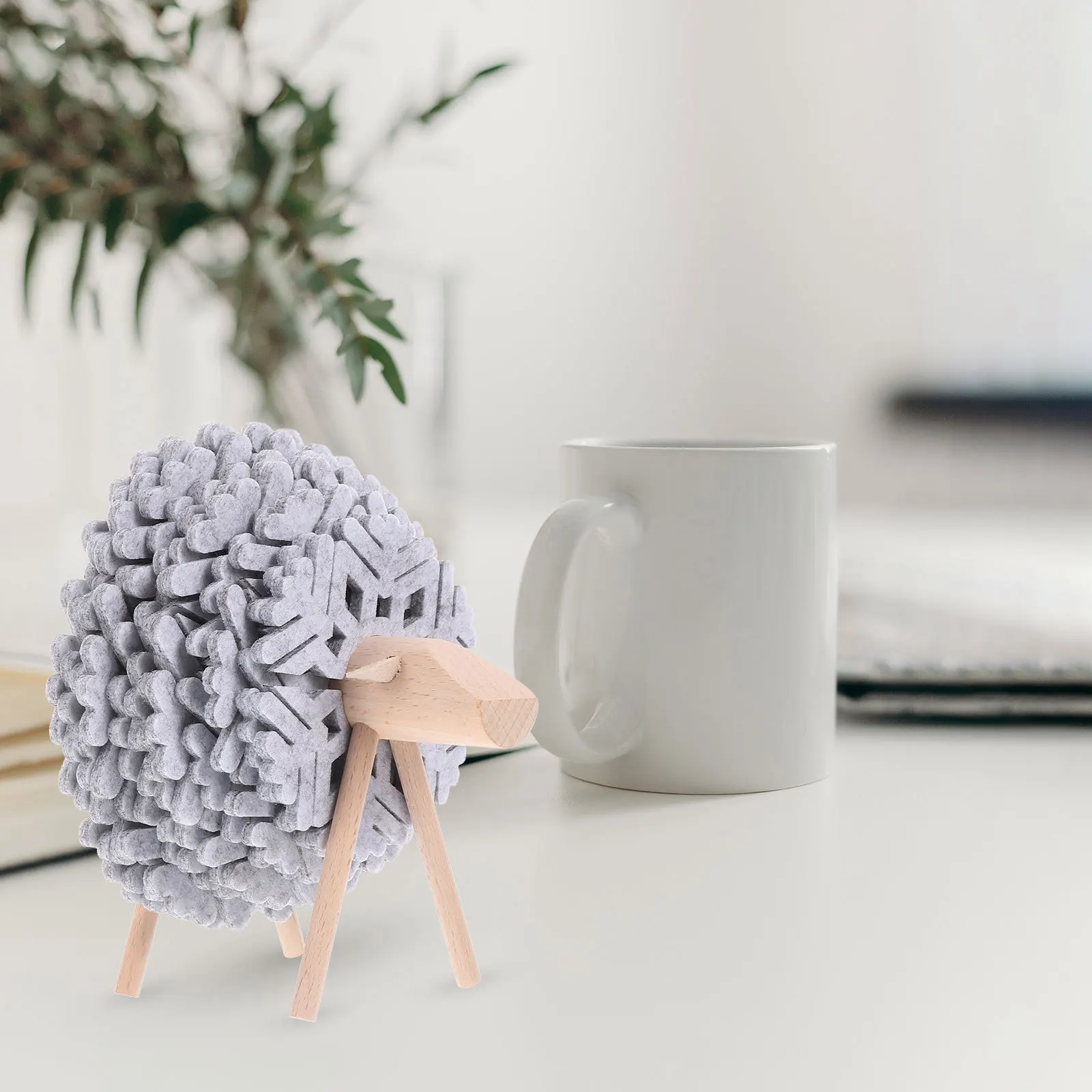 

1Set DIY Mat Nonslip Heat Insulation Desktop Decoration for Kitchen Table Tea House Cup Placemat Table Mat