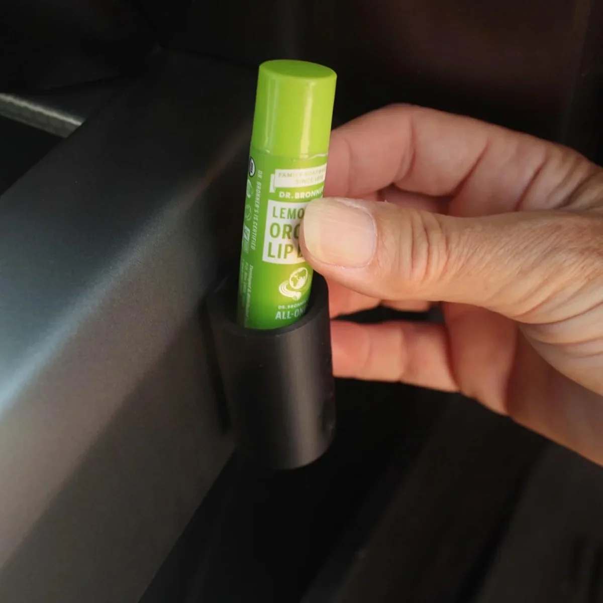 Universal Silicone Car Lipstick Holder Portable Small Item Organizer Rack for Cosmetics and Accessories Practical Hook Design