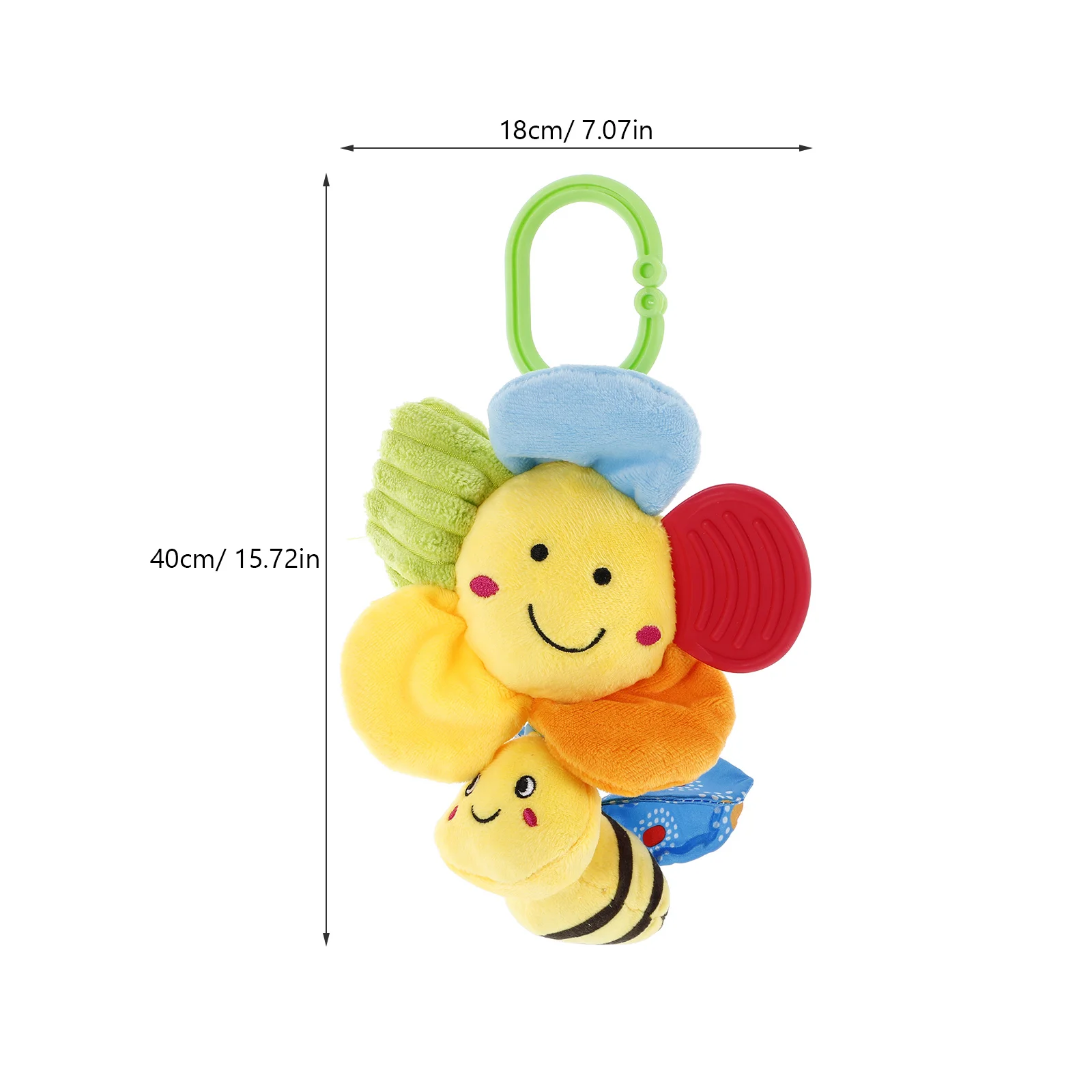 Schattige bij hangend decor voor babywieg kinderwagen pasgeboren zacht zintuiglijk geluid kauwen veilig ontwikkelingsspel accessoire