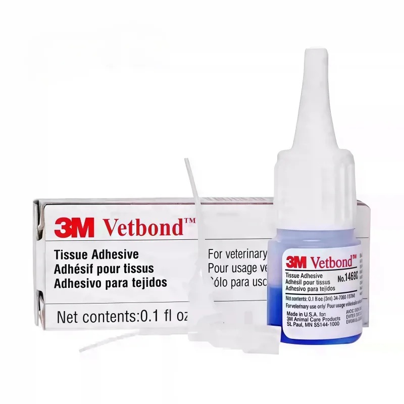 Original 3M 1469SB Vetbond Veterinary Tissue Glue Strong Surgical Adhesive Fast-Acting Waterproof Wound Sealant for Pets
