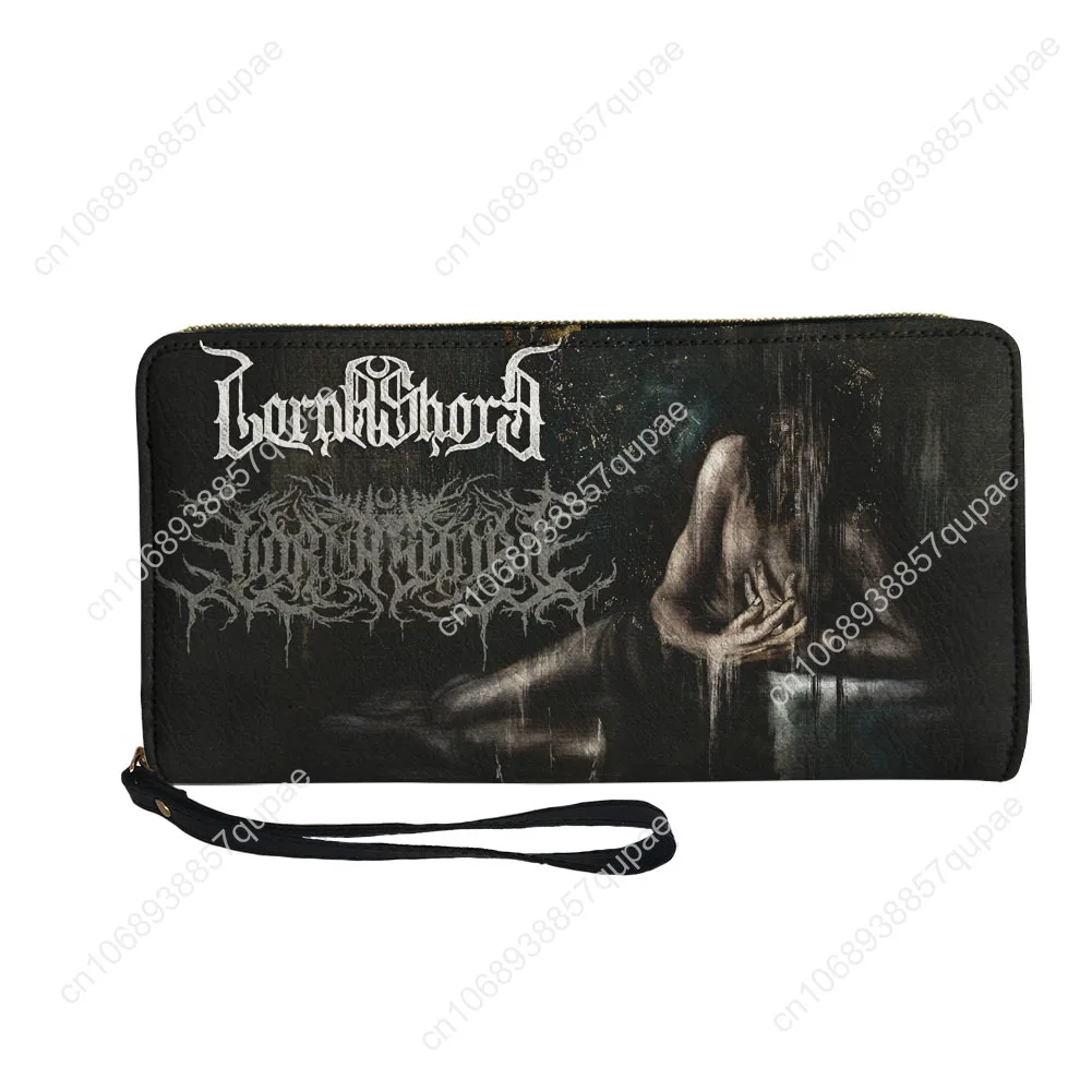 Lorna Shore Deathcore band Custom Wallet Purse Mens Womens Teenagers Zipper Long Wallets Double Print  Portable Wallet Gift Bag
