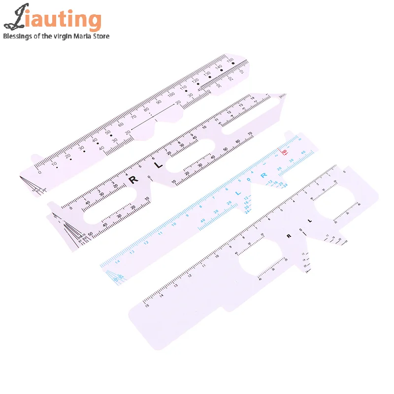 Measure Optical Vernier PD Ruler Pupil Distance Meter Eye Ophthalmic Tool Eye Occluder For Vision Test Eye Soft Straight Ruler