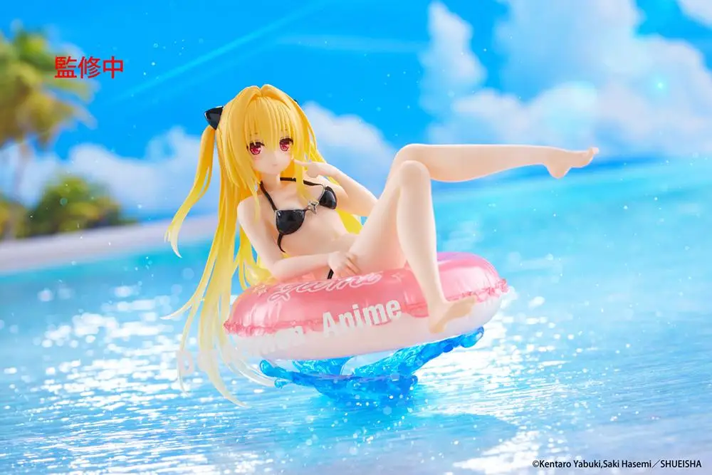 En Stock Original Taito Aqua Float Girls To Loveru Darkness Konjiki No Yami Anime Kawaii traje de baño niñas figuras modelo Juguetes