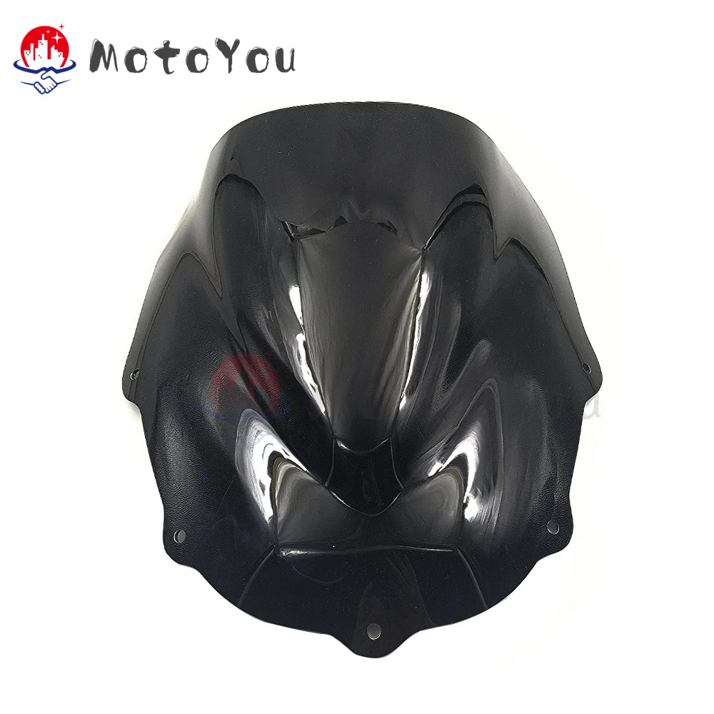 Double Bubble Motorcycle Windshield Spoiler Windscreen Fairing Air Wind Deflector for Kawasaki ZZR250 ZZR 250 1990-2007 1991