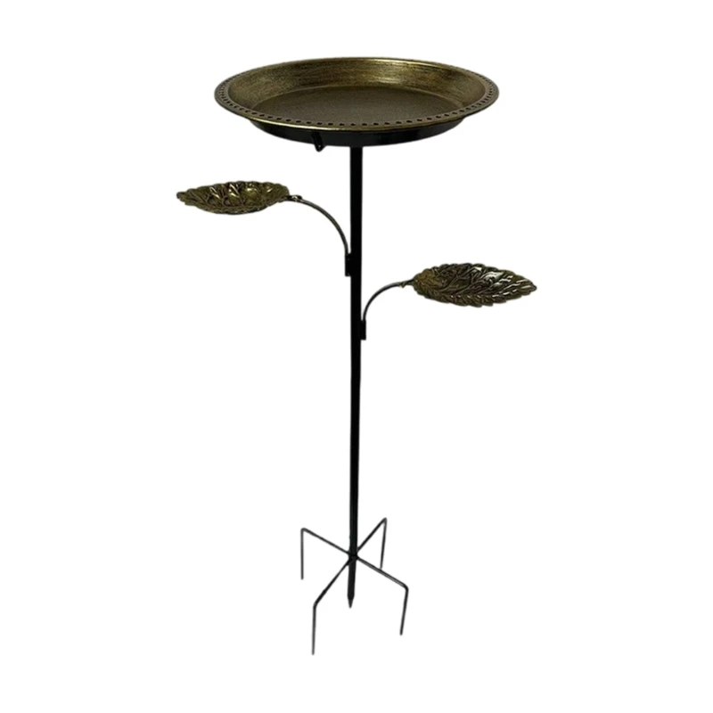 Antique Charm Outdoor Bird Bath Integrated Feeding Station For Yard Decoration