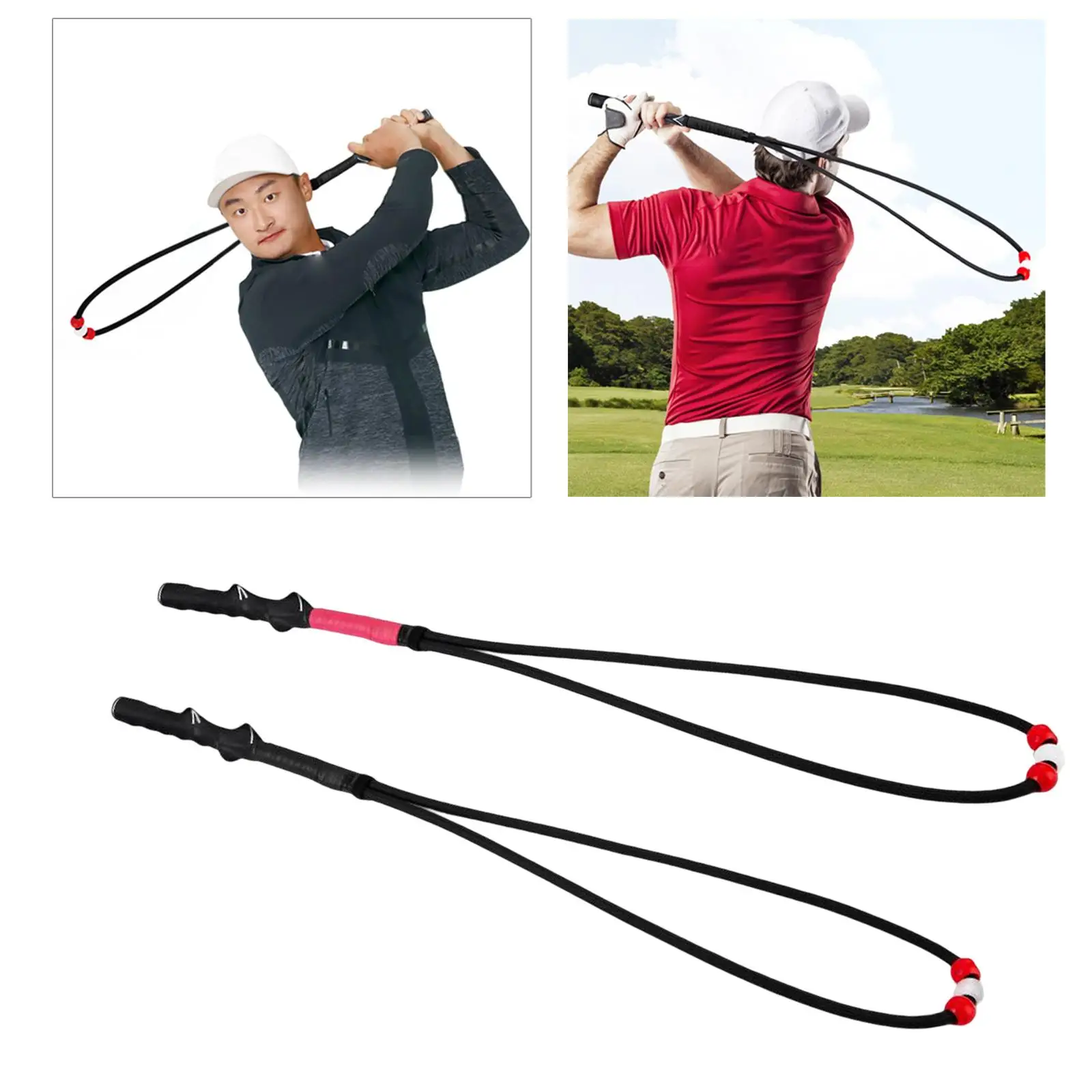 Ajustável Golf Swing Prática Rope Trainer, flexibilidade Training Aid