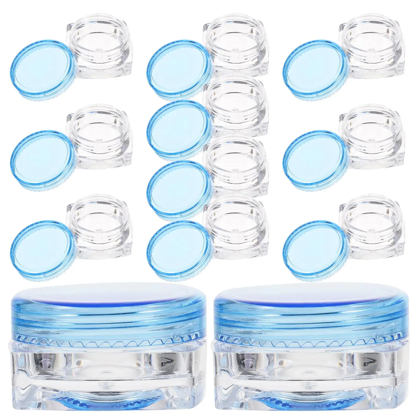 

Portable Lotion Bottles Empty Travel Shampoo Conditioner Containers Sample Jars Leak Proof Plastic Storage Case For Eye