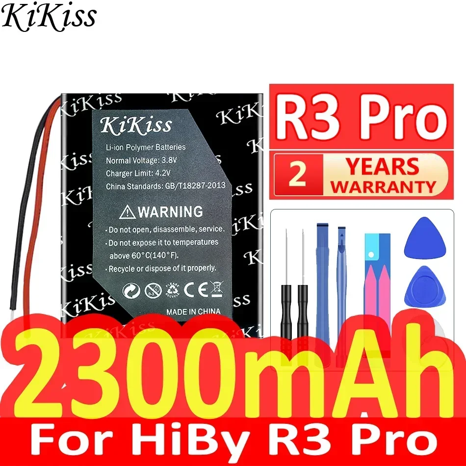 Batería potente KiKiss de 2300mAh/4500mAh para HiBy R5 Saber R3 Pro