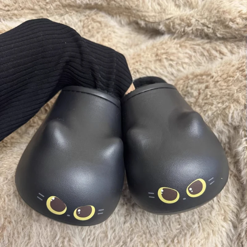 New Cute Cat Paw Print Slippers Cute Girls' Outdoor Waterproof Summer Slippers Home Couple Parent-child Cool Slippers