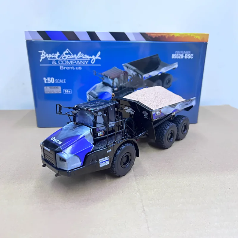 

Diecast 1:50 Scale Alloy 745 Brent Articulated Dump Truck Model Finished Product Simulation Toy Collection Gift Static Display