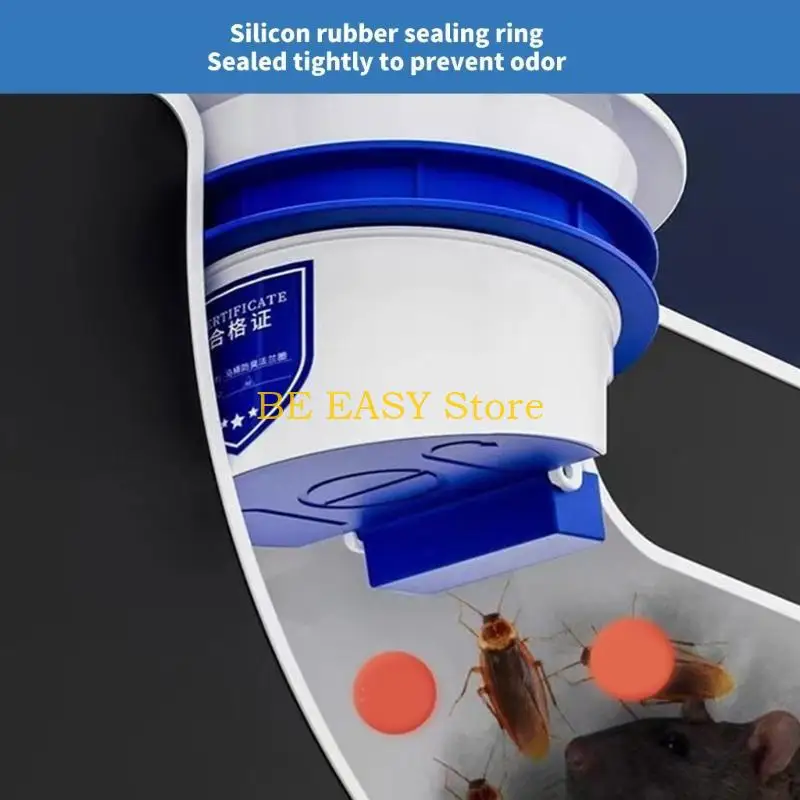 

E28F Toilet Seal Quick Fixing Toilet Gasket Rings Toilet Sealing Rings Blocks Simple Installation ABS Blocks Unpleasant Odors