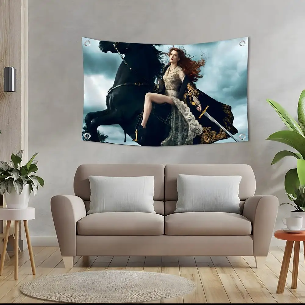 Florence Indie Pop the Machine Flags  Camping Outdoor Garden room Decor  Wall Art Family Gifts