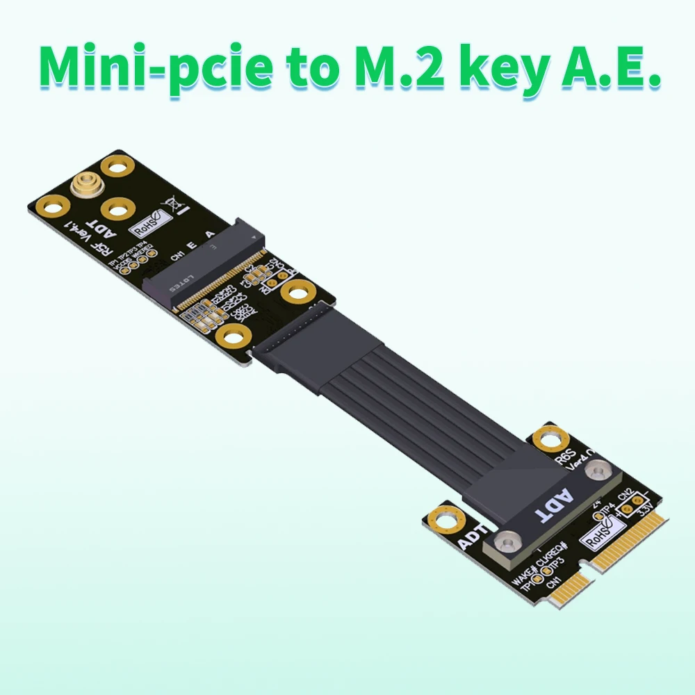 

PCI-E 4.0 ADT-Link Mini-pcie Wireless Network Card Transfer M.2 Key A.E Extension Cable Pcie 4.0 3.0