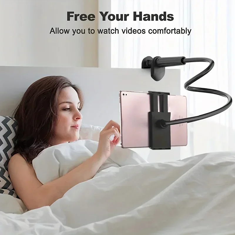 Universal Lazy Bedside Desktop Mobile Phone Tablet Stand Suporta Desktop Spiral Stands como For iPhone 15 14 Samsung Xiaomi iPad