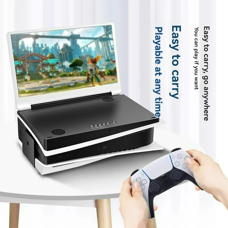 شاشة محمولة لعرض ألعاب PS5 IPS 2K 120 هرتز 4K + HDR 60 هرتز شاشة ألعاب متكاملة متعددة الوظائف سهلة التشغيل