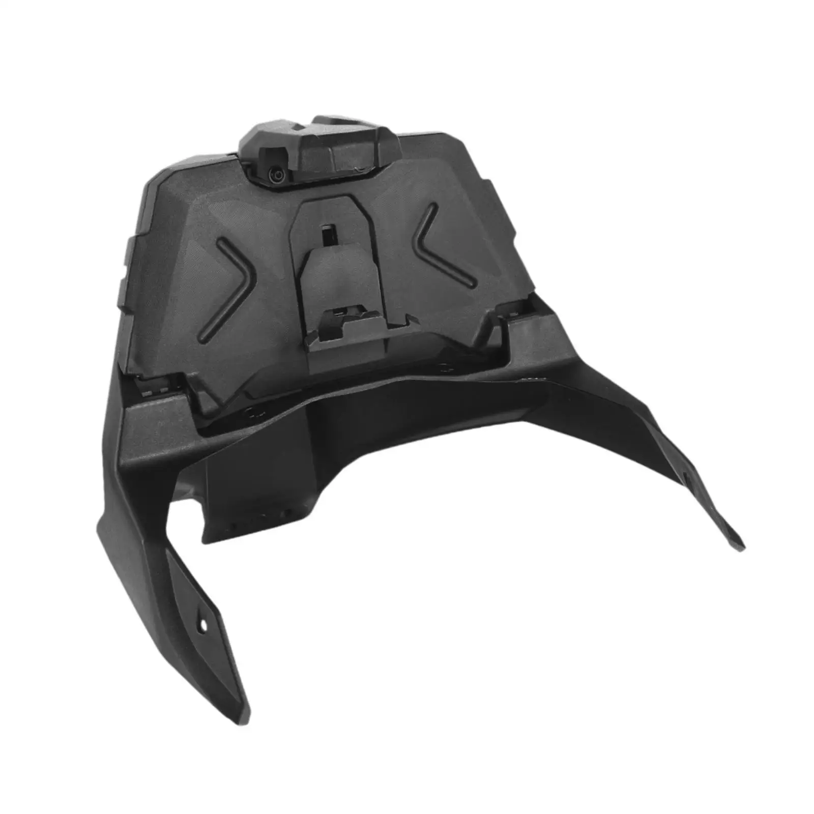 

Electric Device Mounts with Storage Box Polyethylene Black Phone Tablet Holder Easy Installation for Can-am Outlander Max