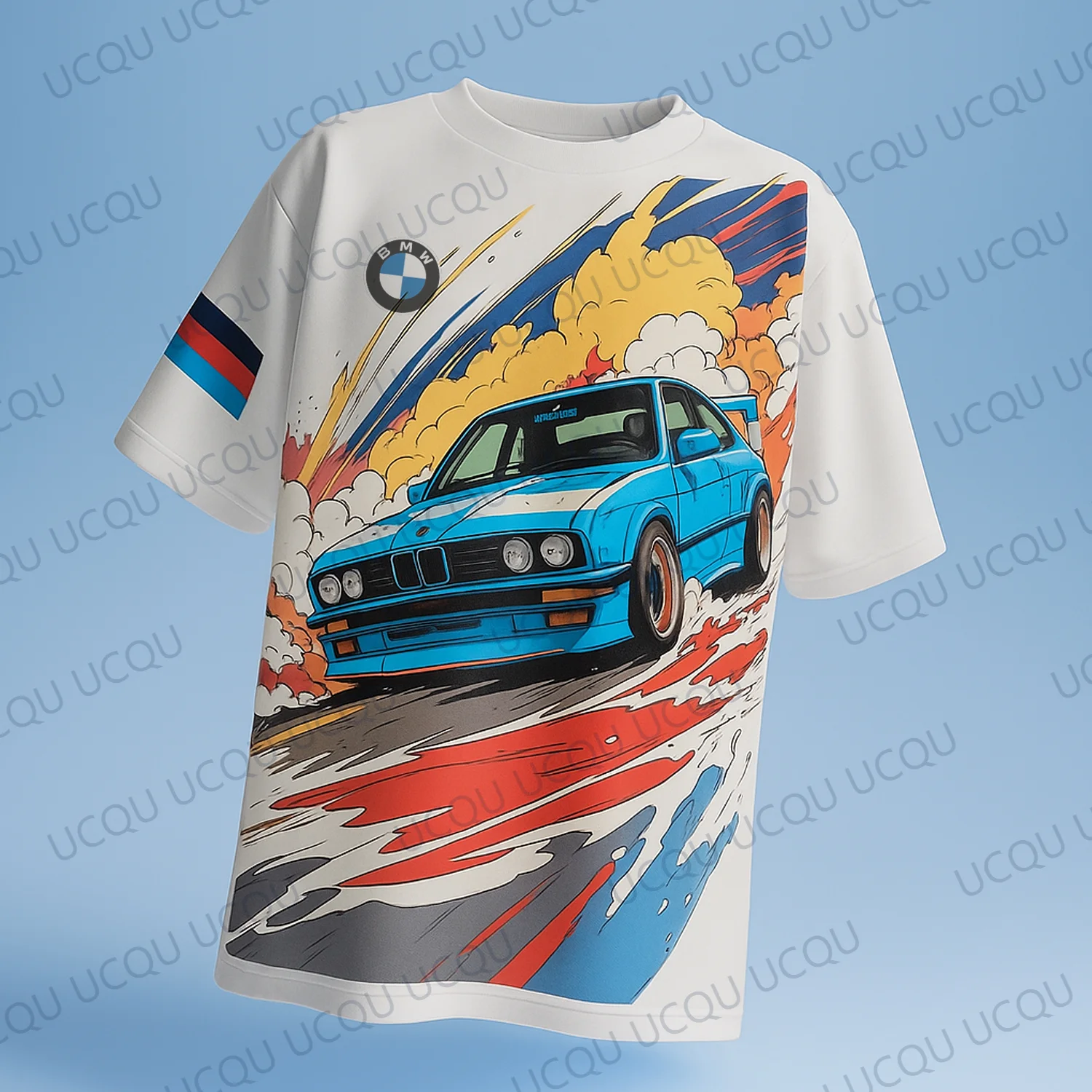 

Футболка в стиле ретро BMW M Power Racing — классическая футболка в стиле комиксов E30, негабаритная спортивная одежда для любителей автомобилей и мотоциклов