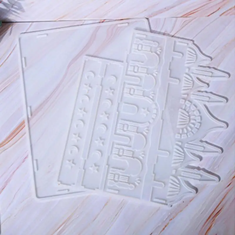 

Eid Mubarak Tray Silicone Mold Making Resin Mold for Diy Resin Casting