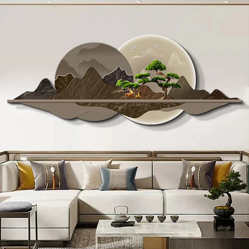 Living Room Wall Clocks Art Mural Aesthetic Design Creative Wall Watch Silent Nordic Fashion Home Decoration