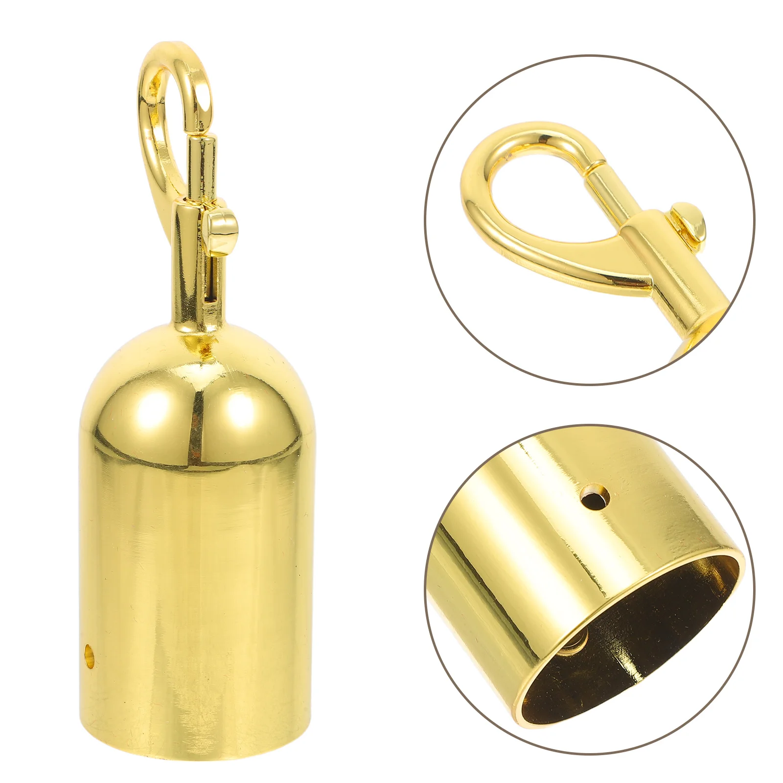 

1pcs Stainless Steel End Cap Hook Cord Stopper High-End Hotel Entrance Crowd Control Red Decking Rope Fittings Sturdy Guardrail