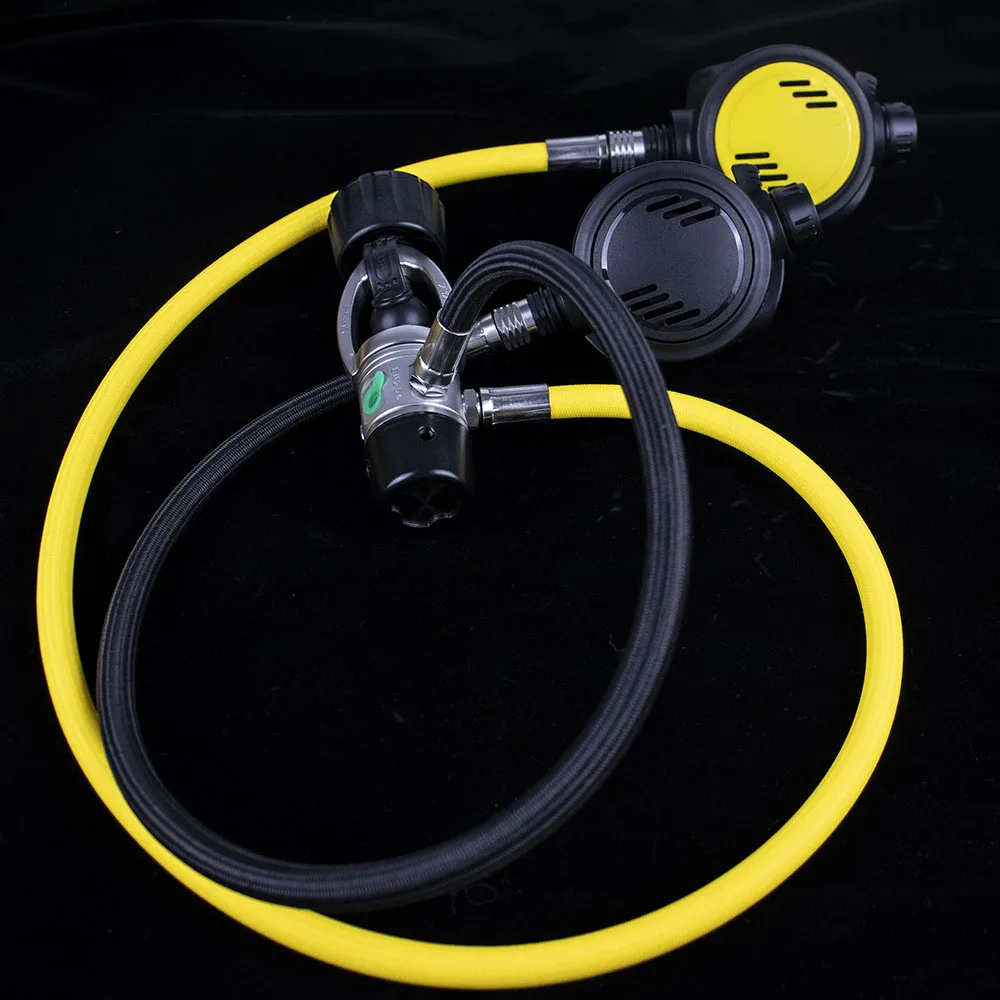 

Custom Logo Adjustable Balanced Diaphragm Scuba Diving Regulator Set for Underwater Snorkeling Breathing