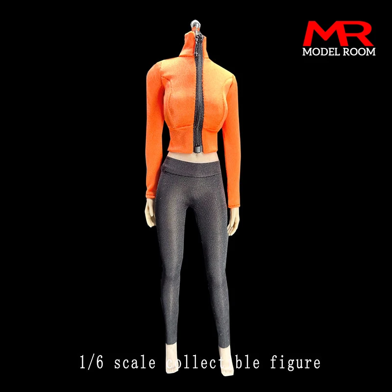 CJG-049 1/6 Schaal Dames Strakke Stretchy Tops Yogakleding Jas Kleding Model Past 12 ''Vrouwelijke Soldaat Action Figure Body Poppen