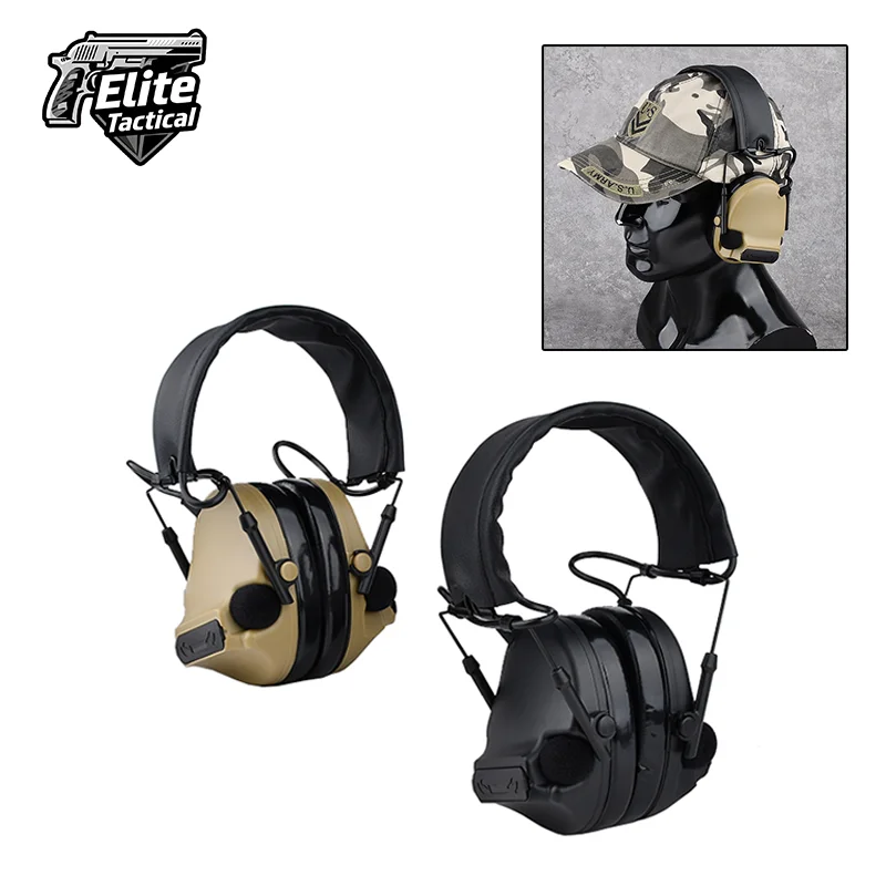 

Tactic Military Pickup AndAdaptive Noise Canceling Reduction Aviation Headset Outdoor Communication Headset Protection Earmuffs