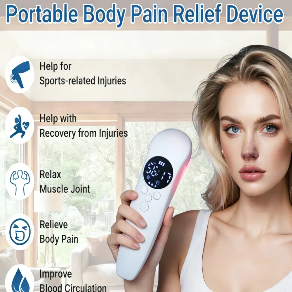 

Аппарат для холодной лазерной терапии LLLT мощностью 880 мВт, аппарат для физиотерапии красным светом HLKGO для облегчения боли, восстановления мышц, снятия воспаления