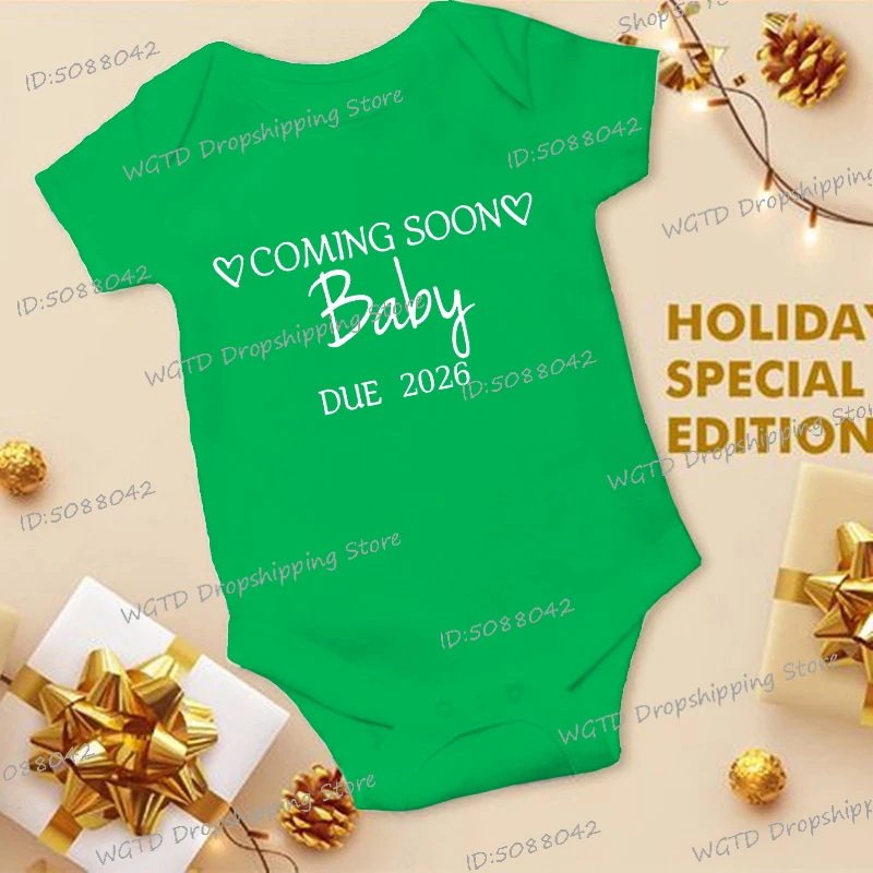 قريبا 2026 الوليد رومبير جديد القطن رومبير للرضع صبي فتاة إعلان الطفل مضحك ارتداءها الرضع بذلة وتتسابق