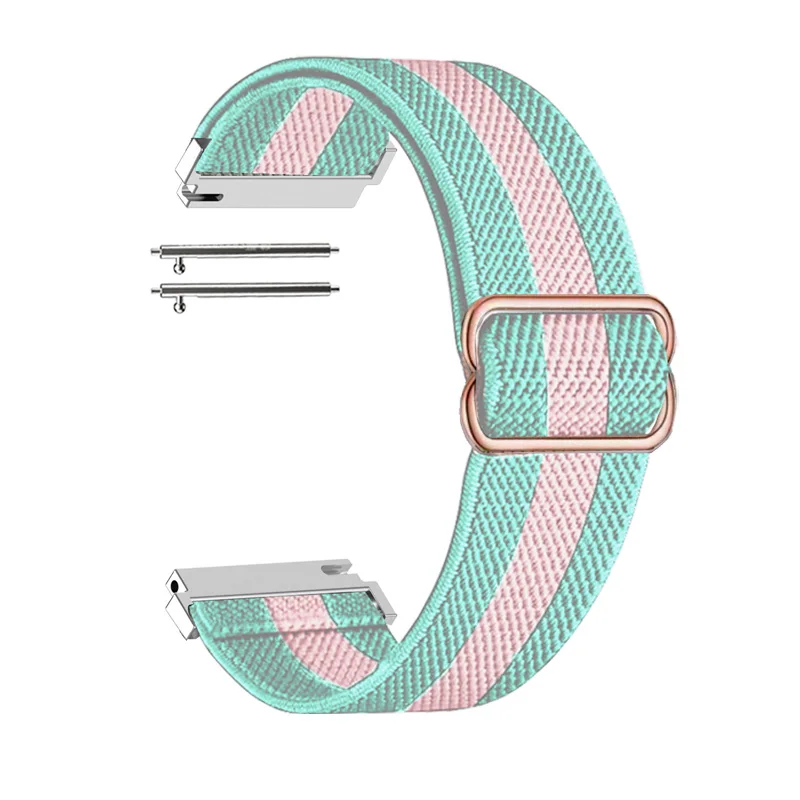 20mm 22mm Elastic Strap for Amazfit GTR 42mm/Bip U/ U pro/Amazfit Bip S/Amazfit GTR 4/Amazfit Pace/Stratos Sport Nylon WatchBand