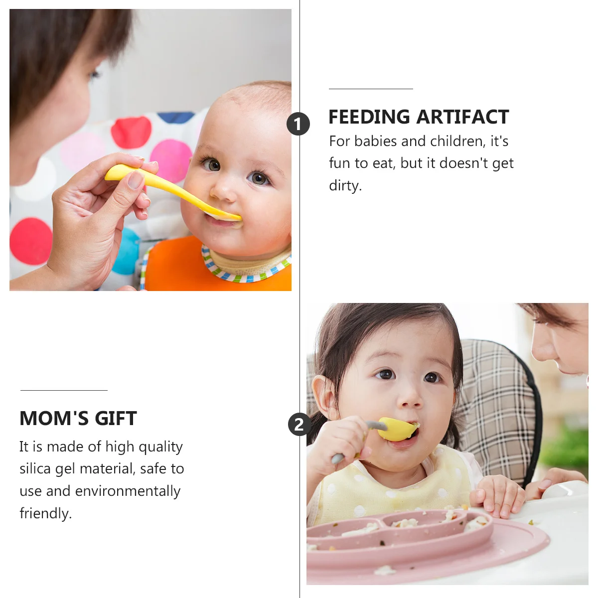 

1pc Silicone Suction Bowl For Baby Premium Silica Gel Feeding Dish Spill-Proof Non-Slip Training Bowl Kids Tableware