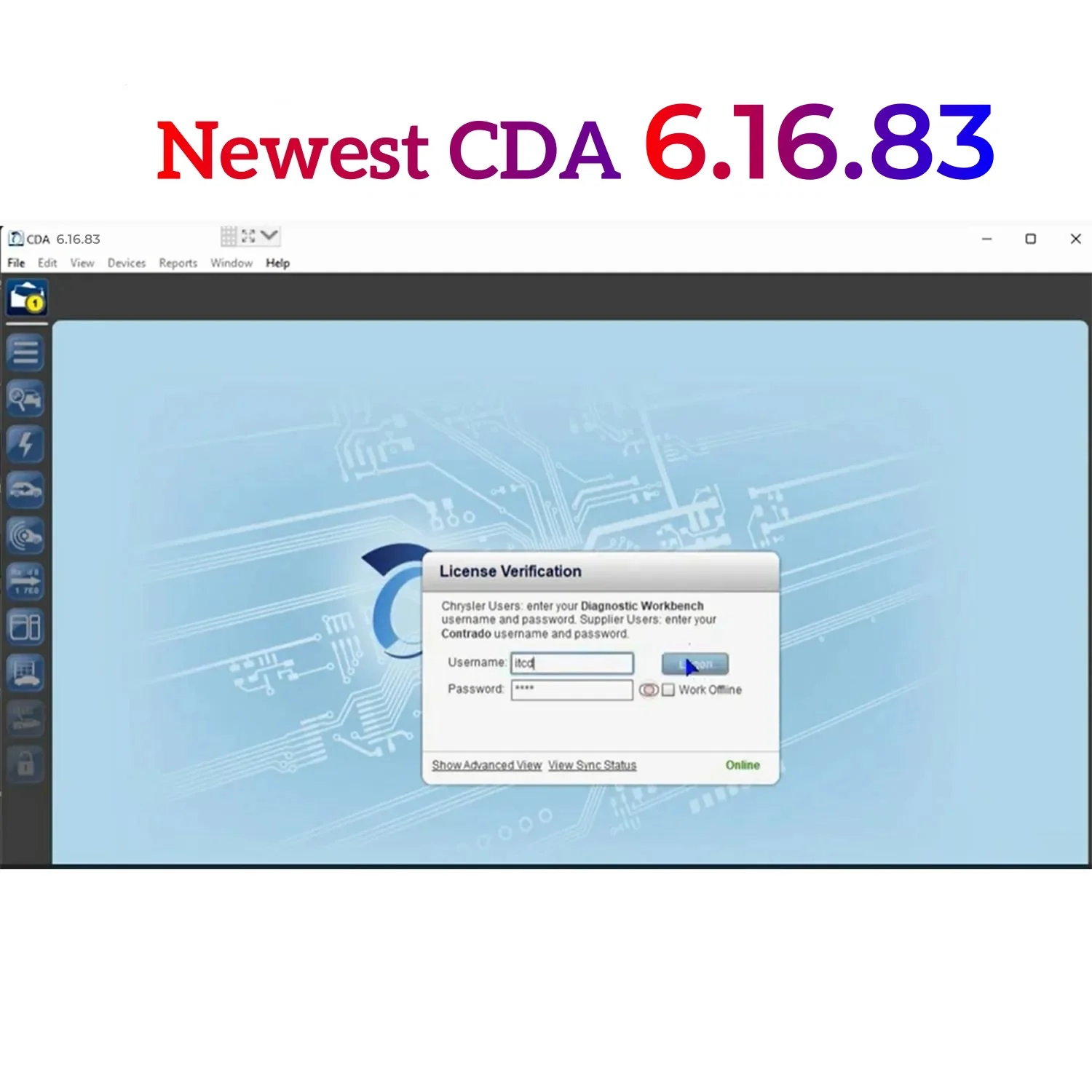 Newwst CDA 6.16.83 Engineering with MicroPod 2 V17.04.27 MicroPod II for FLASH PROGRAMMING for DODGE,CHRYSLER and JEEP/FIAT