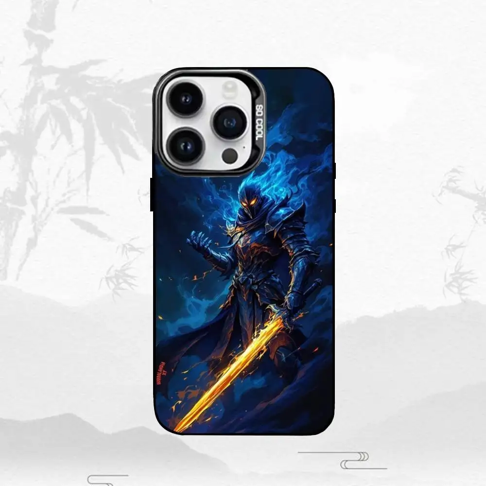 حافظة هاتف رائعة D-Dota 2 لهاتف iPhone17,16,15,14,13,12,11 Plus، Pro Max غطاء أسود غير لامع مقاوم للصدمات #2