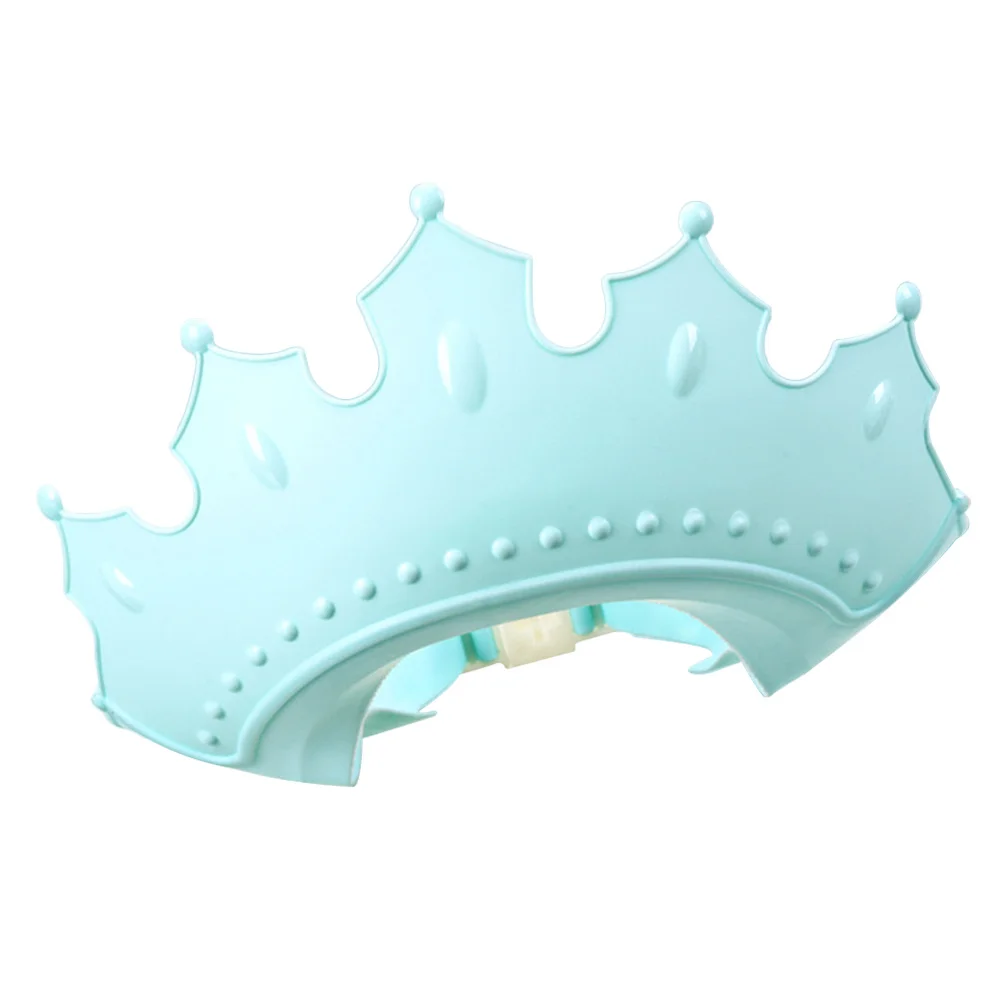 قبعة شامبو للأطفال على شكل تاج مقاومة للماء وقابلة للتعديل قبعة استحمام للأطفال الصغار قبعات استحمام للأطفال #2