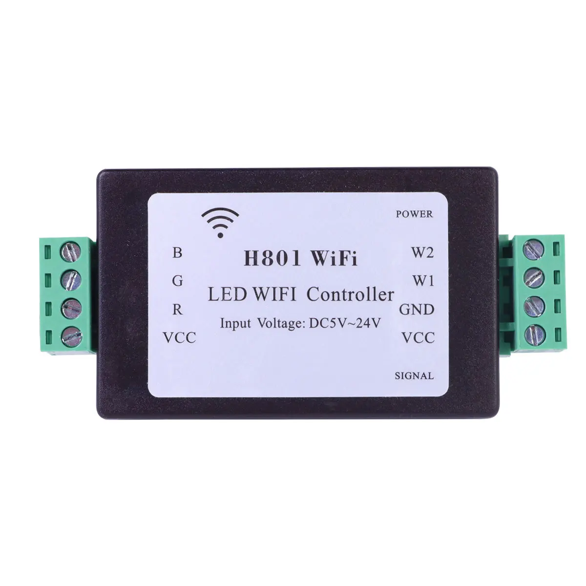 H801 WIFI LED Controller Input 5CH * 4A output per 5050 2835 3528 SMD RGB /RGBW LED Strip Light Tape Ribbon DC5-24V